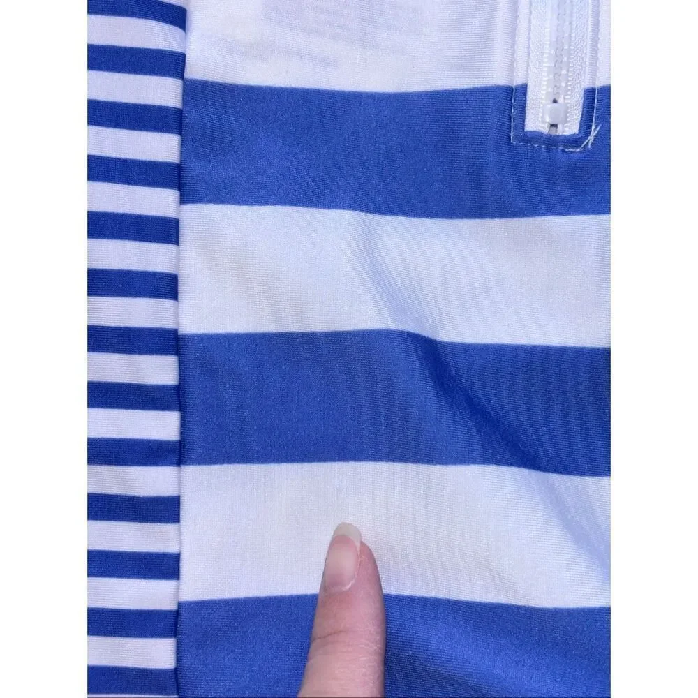 Vineyard vines target rashguard 6-9 Months nautical striped